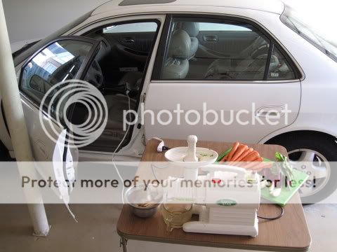 Juicing from the car battery