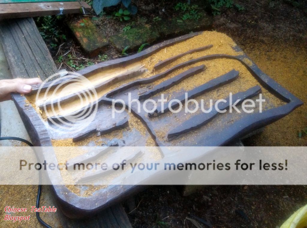 Gemunggal wood ChineseTea Tray