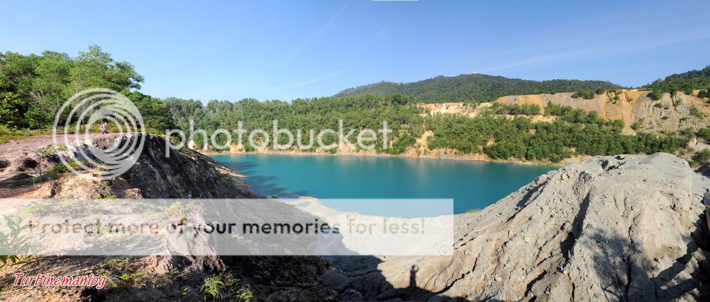 Blue Lake of Bukit Ibam