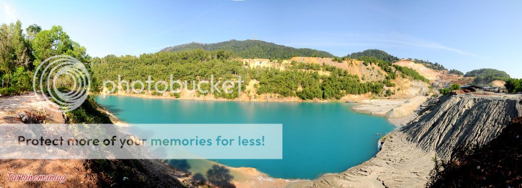 Blue Lake of Bukit Ibam