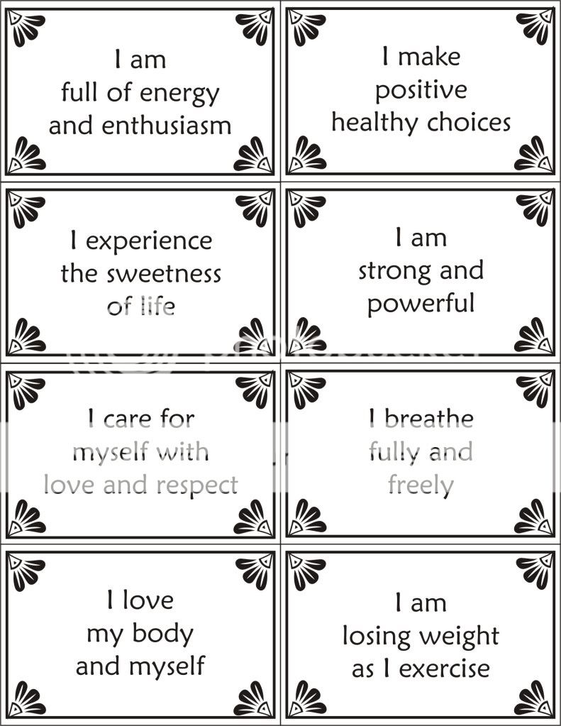Free Printable Affirmation Cards Free Printable Affirmation Cards